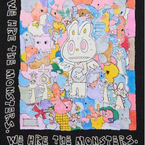 POP MART THE MONSTERS X Uniqlo Black Size LG